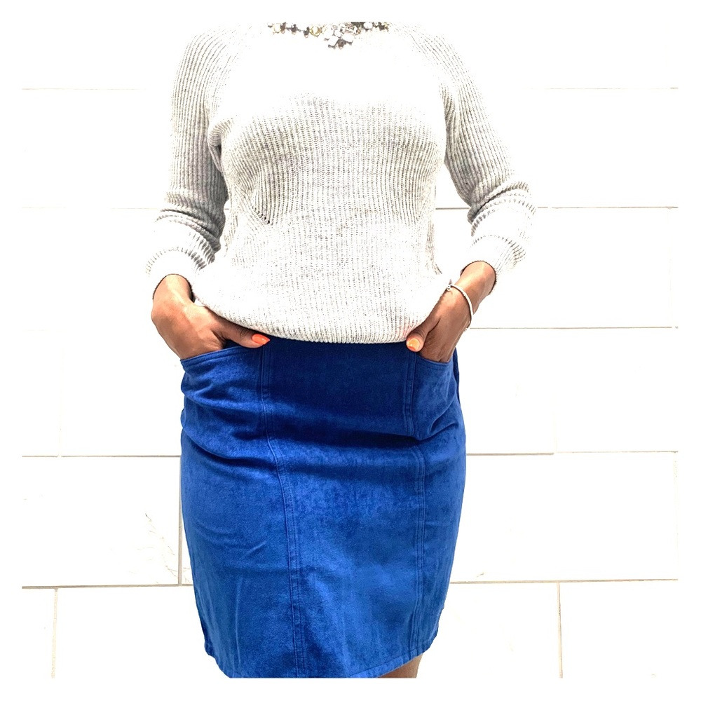 Blue Versace Jean skirt